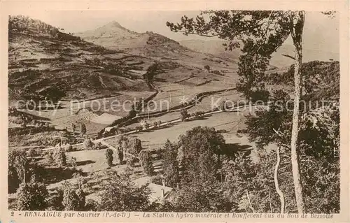 AK / Ansichtskarte Saint Diery Renlaigue par Saurier La Station hydro minerale et Boufferent vus du Bois de Bessolle Saint Diery