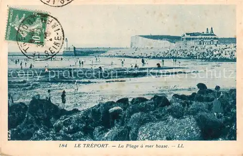 AK / Ansichtskarte Le_Treport_76 La Plage a mer basse 