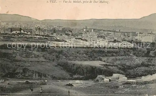 AK / Ansichtskarte  Fez_Fes_Maroc Vue du Mellab prise de Dar Mabreg 