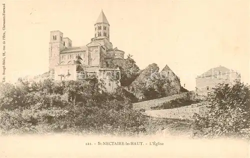 AK / Ansichtskarte St Nectaire le Haut_63_Puy_de_Dome Eglise 