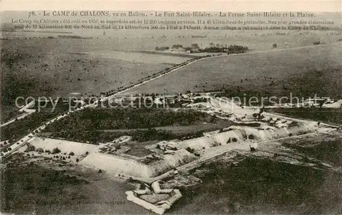 AK / Ansichtskarte Saint_Hilaire_de_Riez Le Camp de Chalons vue en Ballon Le Fort Saint Hilaire La Ferme Saint Hilaire et la Plaine Saint_Hilaire_de_Riez