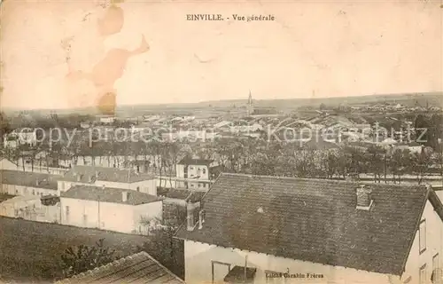 AK / Ansichtskarte Einville au Jard Vue generale Einville au Jard