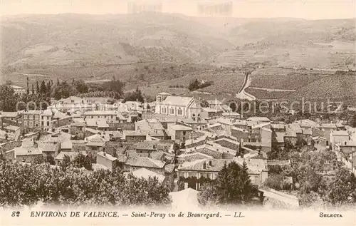 AK / Ansichtskarte Saint Peray vu de Beauregard Saint Peray