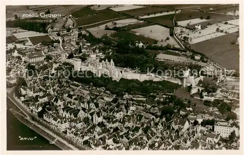 AK / Ansichtskarte Chinon_37_Indre_et_Loire Vue aerienne 
