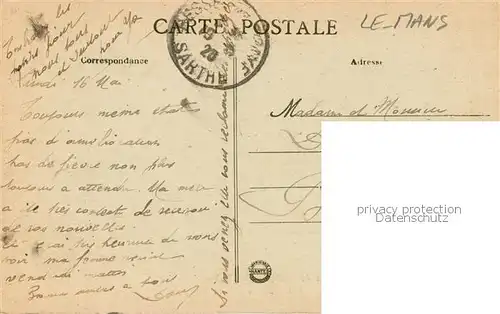 AK / Ansichtskarte  Lahmansville Maison de Sante du Mans Rue de Ballon Lahmansville