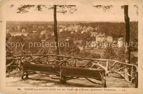 AK / Ansichtskarte Tesse la Madeleine_61_Orne vu du Parc de lEtablissement Thermal 