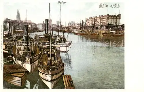 AK / Ansichtskarte  Koeln__Rhein Hafen 