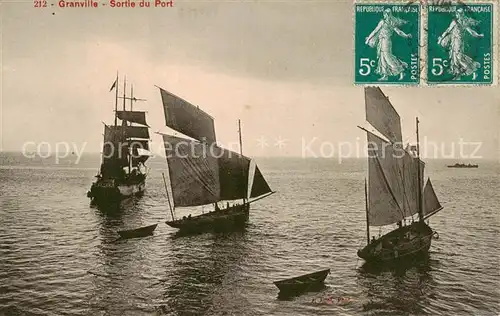 AK / Ansichtskarte Granville_50_Manche Sortie du Port 