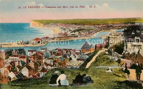 AK / Ansichtskarte Le_Treport_76 Panorama vers Mers pris des Patis 