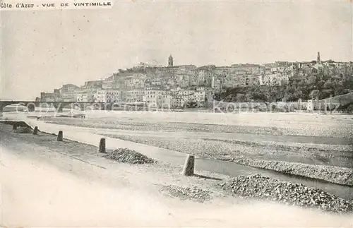 AK / Ansichtskarte  Vintimille_Ventimiglia_Liguria_IT Panorama 