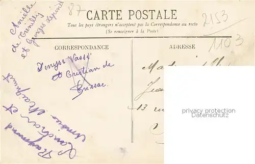 AK / Ansichtskarte Limoges_87 Le Prefecture 