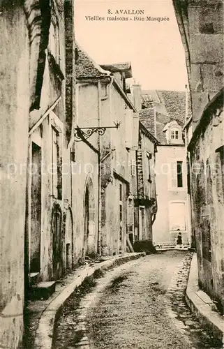 AK / Ansichtskarte Avallon_89 Vieilles maisons Rue Masquee 