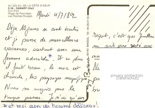 AK / Ansichtskarte Sanary sur Mer_83 Son Port Plage de Port Issol Les Roches Rouges 