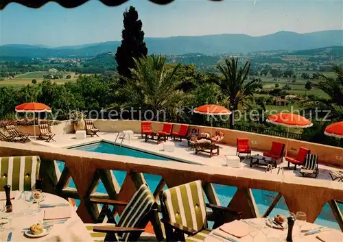 AK / Ansichtskarte Grimaud_83 Hotel Le Kilal Restaurant Le Cabasson 