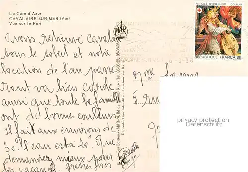 AK / Ansichtskarte Cavalaire sur Mer_83_Var Vue sur le Port 