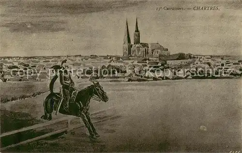 AK / Ansichtskarte Chartres_28 Cuirassiers 