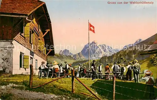 AK / Ansichtskarte Wahlenhuettenalp_Rueschegg_BE Panorama 