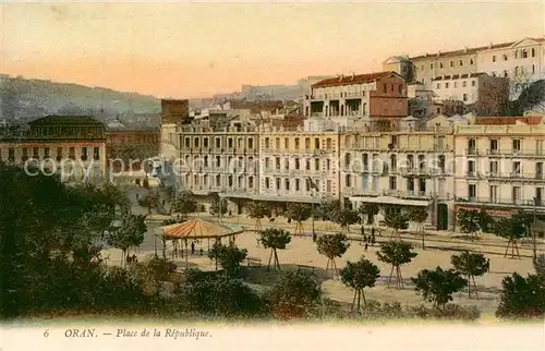 AK / Ansichtskarte  Oran_Algerie Place de la République Oran Algerie