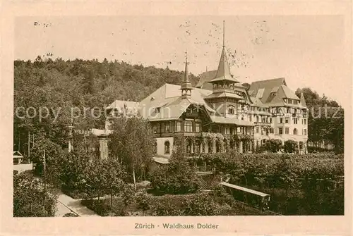AK / Ansichtskarte Zuerich_ZH Waldhaus Dolder Hotel Zuerich_ZH