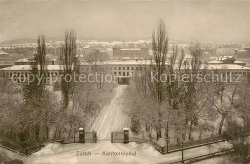 AK / Ansichtskarte Zuerich_ZH Kantonsspital Zuerich_ZH
