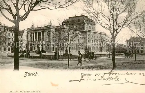 AK / Ansichtskarte Zuerich_ZH Theater Zuerich_ZH