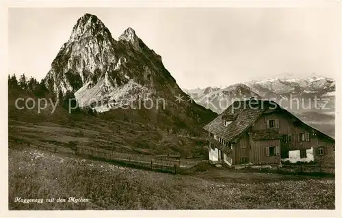 AK / Ansichtskarte Haggenegg_SZ Bergbauer Mythen 