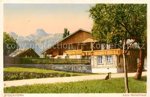 AK / Ansichtskarte Wilderswil_Wilderswyl_BE Stockhorn Altes Bernerhaus 