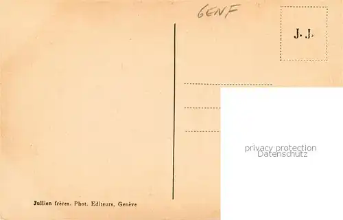 AK / Ansichtskarte Geneve_GE Parc de La Grange Vue generale Geneve_GE