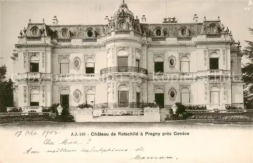 AK / Ansichtskarte Pregny Chambesy_GE Chateau de Rotschild a Pregny pres Geneve 