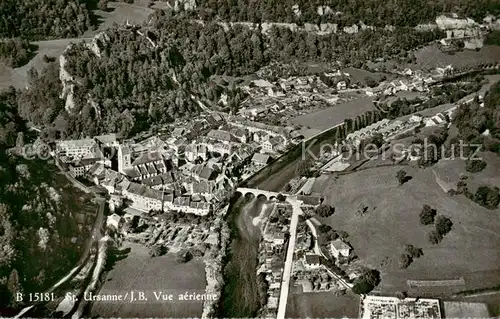 AK / Ansichtskarte St_Ursanne Vue aerienne St_Ursanne