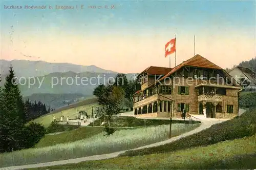 AK / Ansichtskarte Langnau__Emmental_BE Kurhaus Hochwacht 