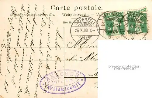 AK / Ansichtskarte Saentis_2504m_AR Wildkirchlein Wirtshaus 