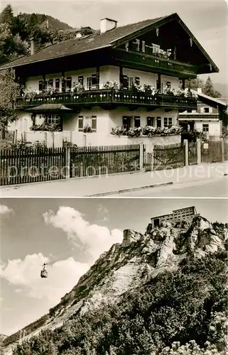 AK / Ansichtskarte  Bad_Reichenhall Haus Alpina Predigtstuhlbahn Bad_Reichenhall