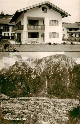 AK / Ansichtskarte  Mittenwald_Bayern Pension Panorama Mittenwald Bayern