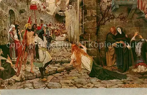 AK / Ansichtskarte 73799987 Jerusalem_Yerushalayim Les chemins de Sion sont dans le deuil Jerusalem_Yerushalayim