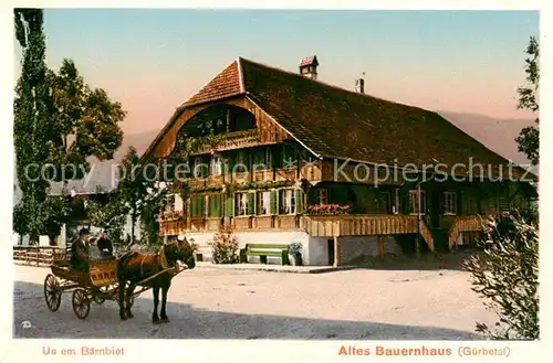 AK / Ansichtskarte Wattenwil_BE Us em Baernbiet Altes Bauernhaus 