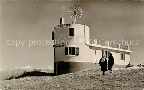 AK / Ansichtskarte Mont_Saleve_74_Haute Savoie Observatoire et le Mont Blanc 