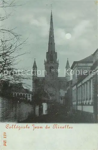 AK / Ansichtskarte  Nivelles_Belgie Collegiale Jean de Nivelles 