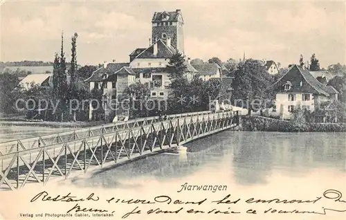 AK / Ansichtskarte Aarwangen_BE Bruecke 