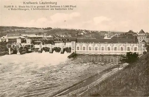 AK / Ansichtskarte Laufenburg_AG Kraftwerk Laufenburg Laufenburg AG