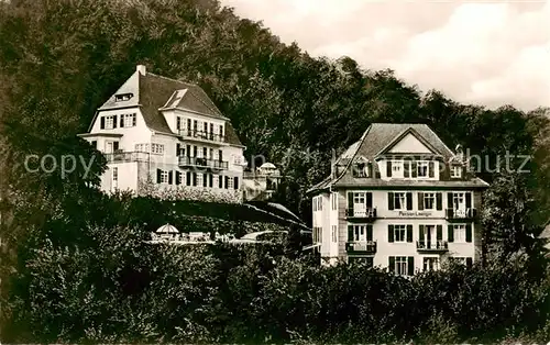 AK / Ansichtskarte  Badenweiler Pension Laengin mit Haus Burgblick Badenweiler