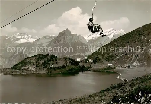 AK / Ansichtskarte Truebsee_OW Sessellift Truebsee Jochpass Truebsee_OW