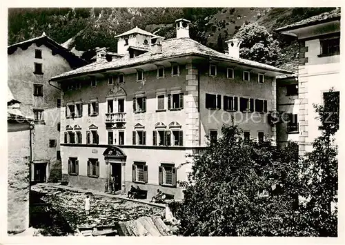 AK / Ansichtskarte Soglio Hotel Willy Palazzo Salis Soglio