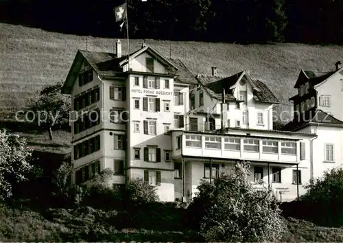 AK / Ansichtskarte Walzenhausen_AR Hotel Garni Frohe Aussicht Terrassenrestaurant Walzenhausen AR