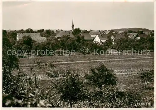 AK / Ansichtskarte Oberglatt_ZH Blick ueber die Felder zum Ort 
