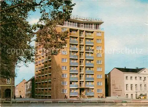 AK / Ansichtskarte 73800145 Rostock Hochhaus 