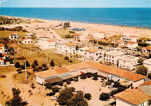 AK / Ansichtskarte Marseillan Plage_34_Herault Vue generale et la plage vue aerienne 