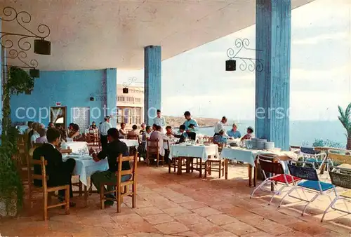 AK / Ansichtskarte  Estepona_Malaga_Andalucia_ES Motel R.A.F. Restaurant Terrasse 