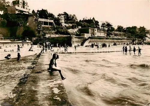 AK / Ansichtskarte Villerville sur Mer La plage et la digue 