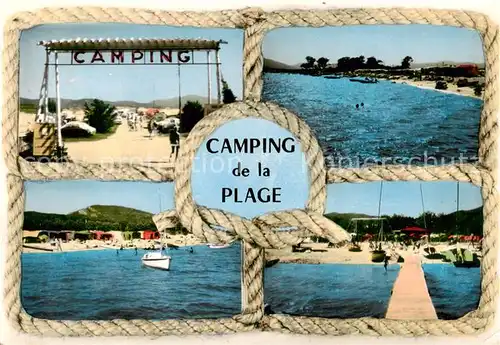 AK / Ansichtskarte Grimaud_83 Camping de la Plage 